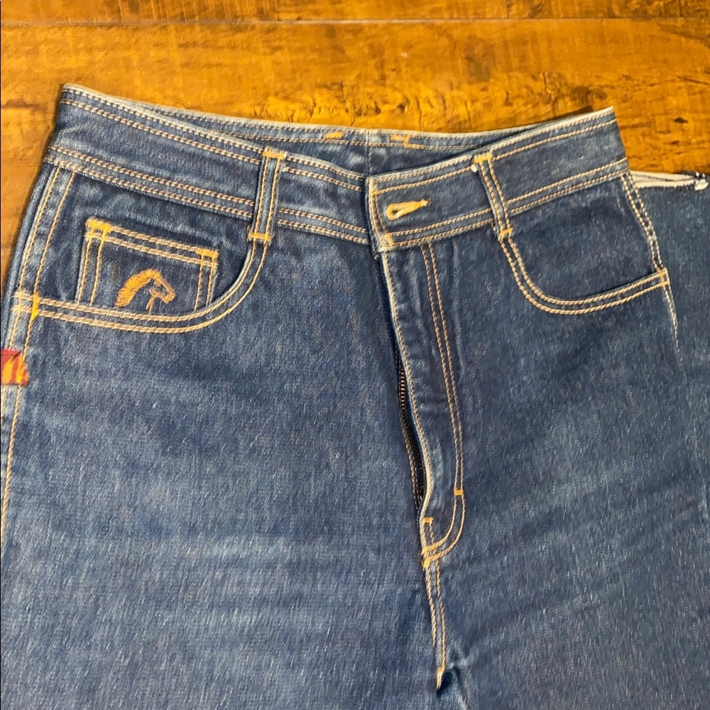 Vintage Jordache Dark Blue Denim Pants - Picture 3 of 7